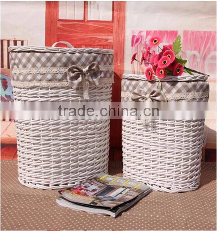 wicker craft round wholesale laundry baskets