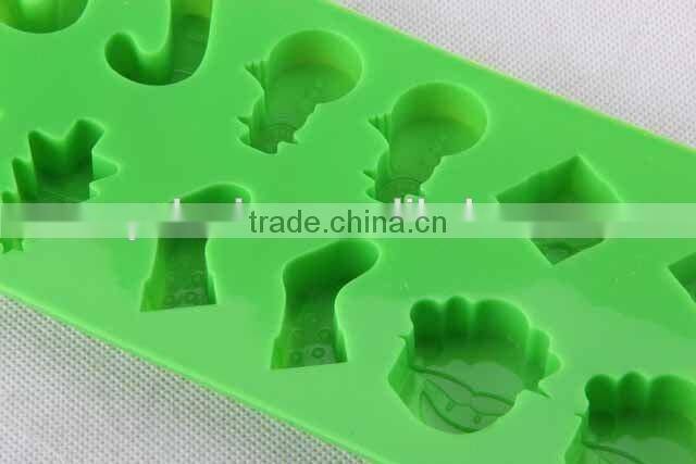 Christmas design silicone bakeware / cake mold