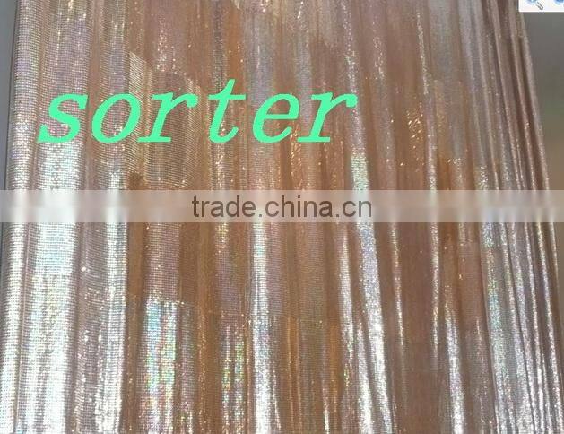 Metallic screen fabric