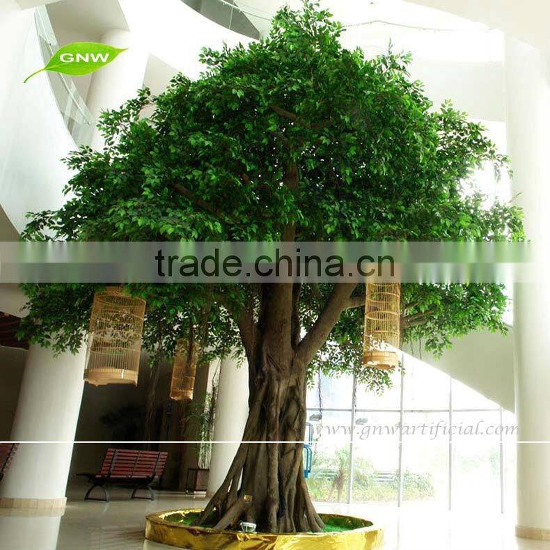 BTR027 GNW 15ft high artificial ficus microcarpa bonsai trees for Hotel and restaurant decoration