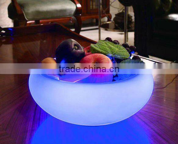 plastic led luminous ice bucket for hotels