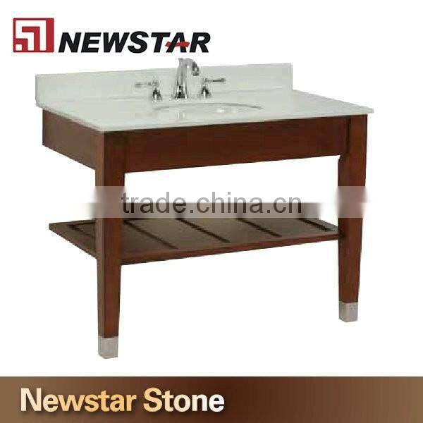 Hotel wall mounted wood vanity base