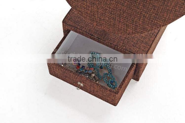 2015 new design jewelry display neck stands with drawer