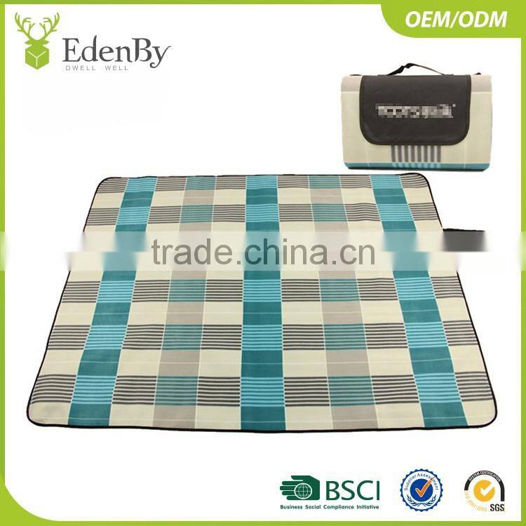 Modern design custom picnic blanket waterproof