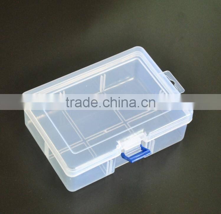 16.5x12cm Rectangle Clear Polypropylene Plastic Packaging Boxes Storage