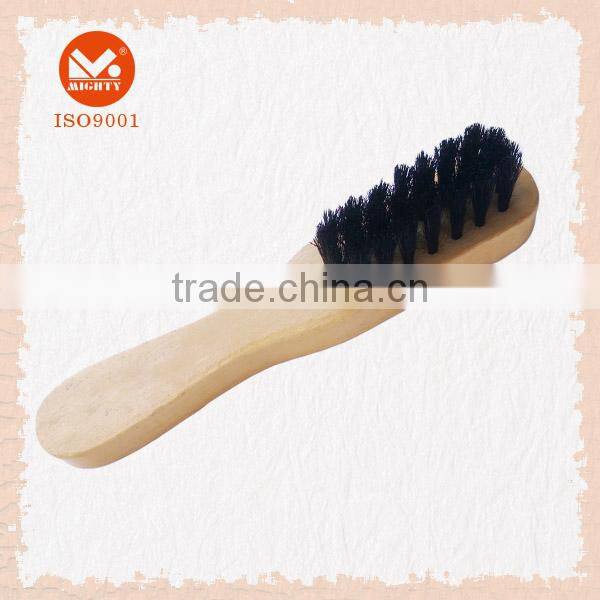 Wood Handle Horse Hair Shoe Cleaning Polishing Brush