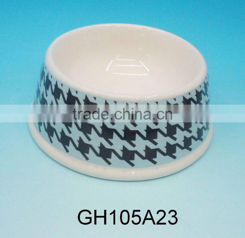 Stoneware 5" Ceramics Pet bowl