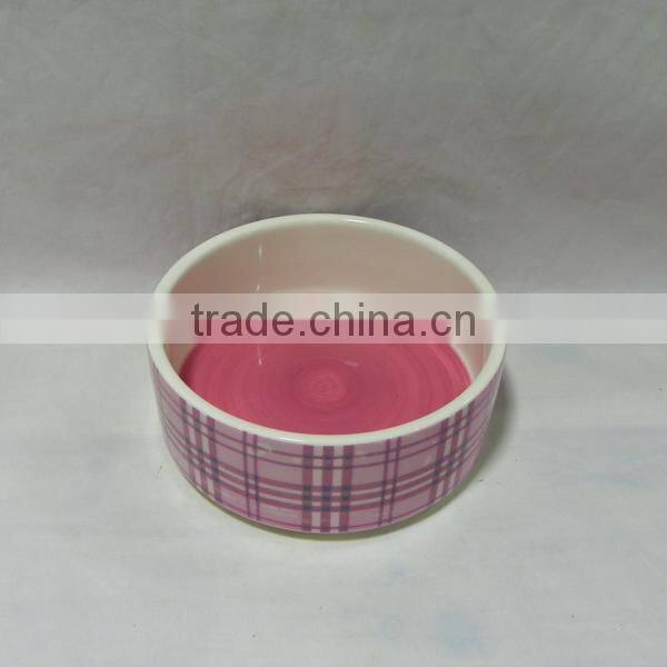Grating Ceramic Dog Bowl