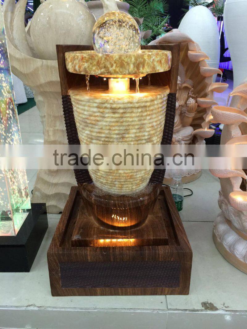 garden fengshui floating rolling ball fountain for sale