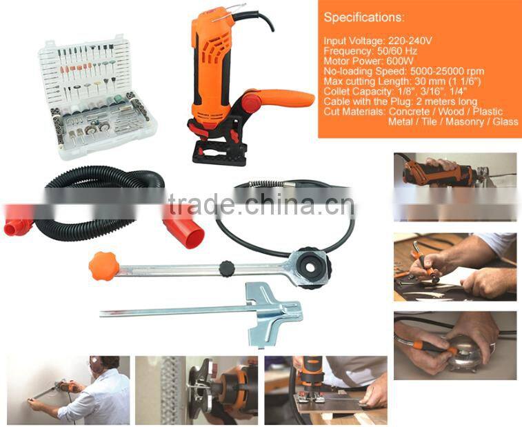 600w Multifunction Power Tool Portable Electric Rotary Tool Handheld Multipurpose Electric Router
