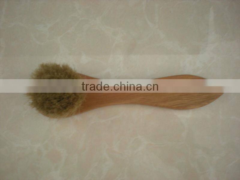 wooden shoe brush