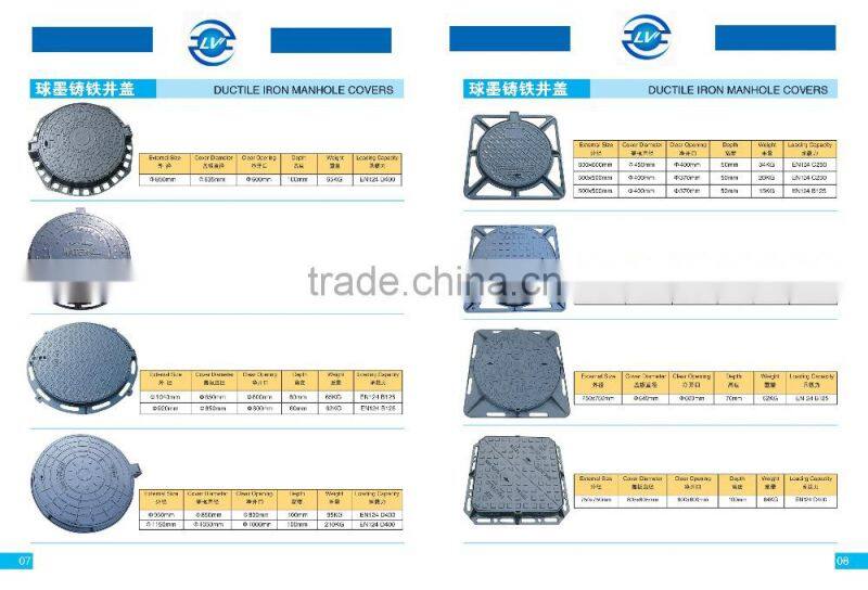 B125 Manhole Cover Hinged