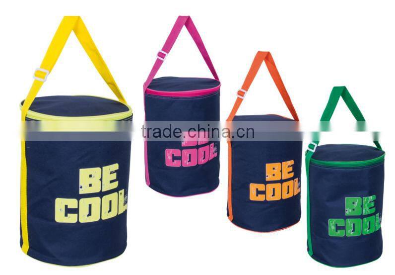 Round Shaped Ice Cooler Bag for promotion