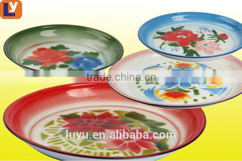 25-80cm enamelware decorative enamel dubai serving trays