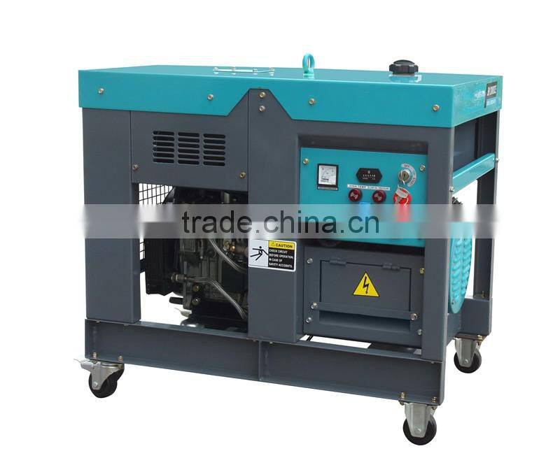 open type 2cylinder air cooled 10kw diesel generator price