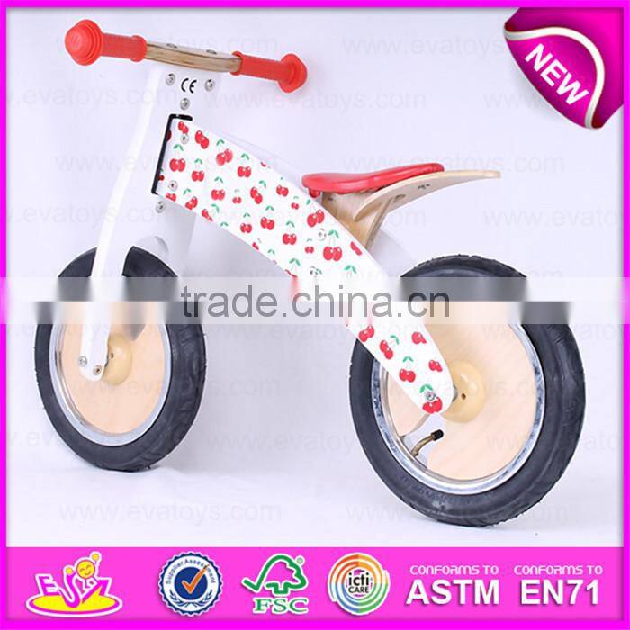 Good quality wooden bicycle toy in Stock,Hot Sale Baby Bicycle Wooden Balance bicycle toy W16C130