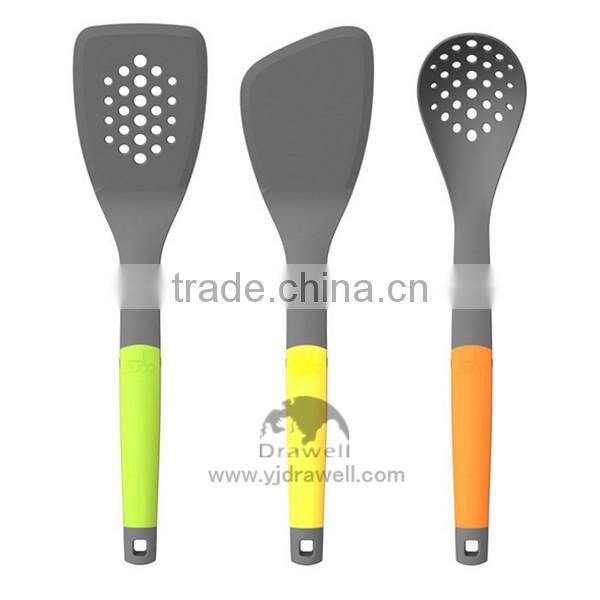 NY-6729 3 Piece Nylon colorful kitchen utensils