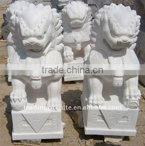 marble lion carving