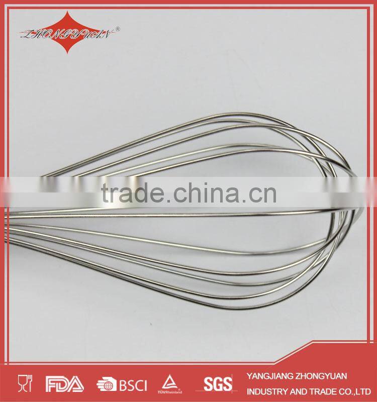10" rotating stainless steel wire manual egg beater for 2015 new product kitchen tools