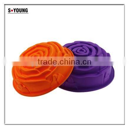 10133ose Shape Silicone cake Mold