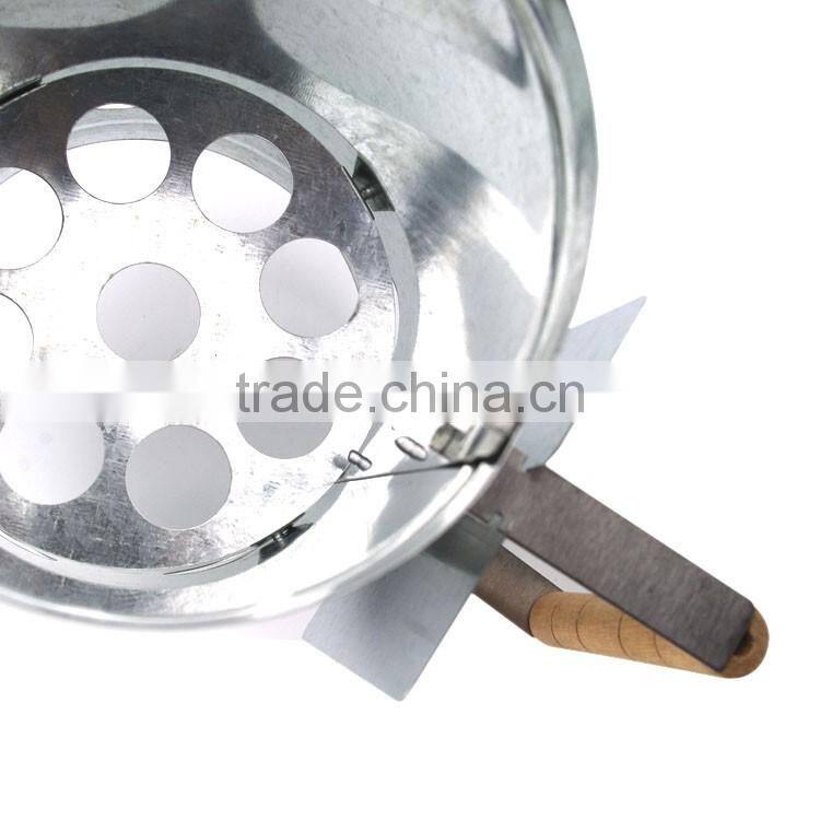 Metal chimney charcoal bucket for fire start