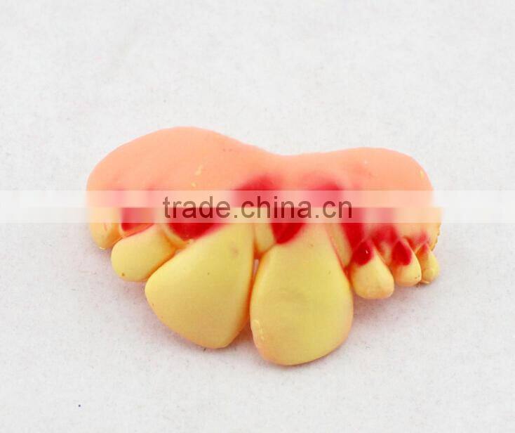 Halloween party fake teeth PVC fake teeth props fake teeth