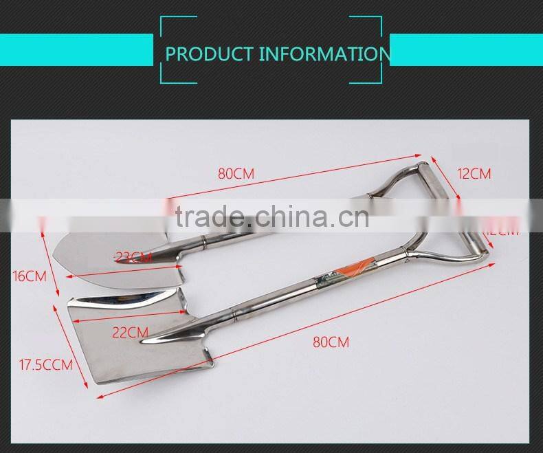 high quality stainless steel shovel/garden mental shovel