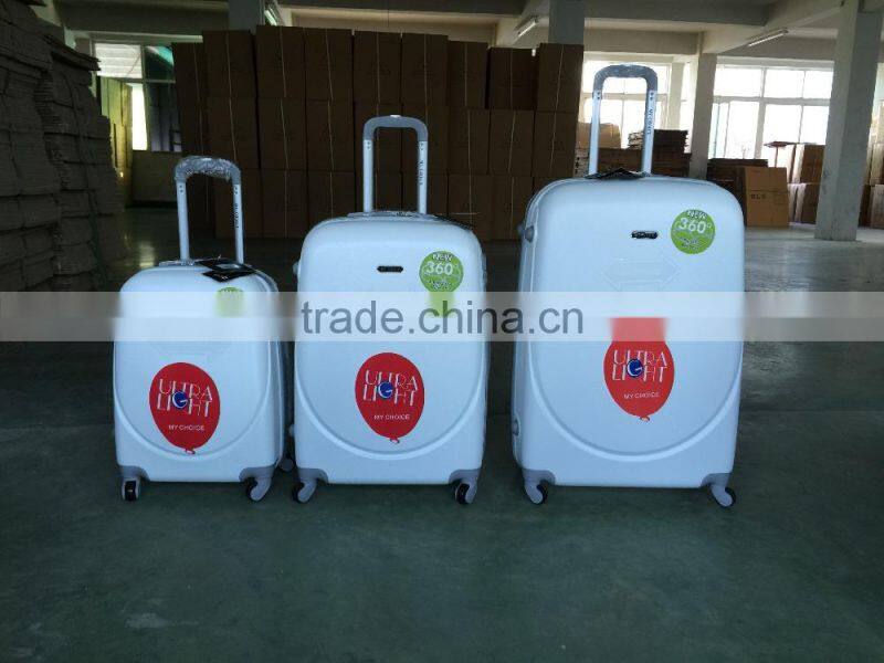 Promotional ABS Travelling Trolley Luggage set
