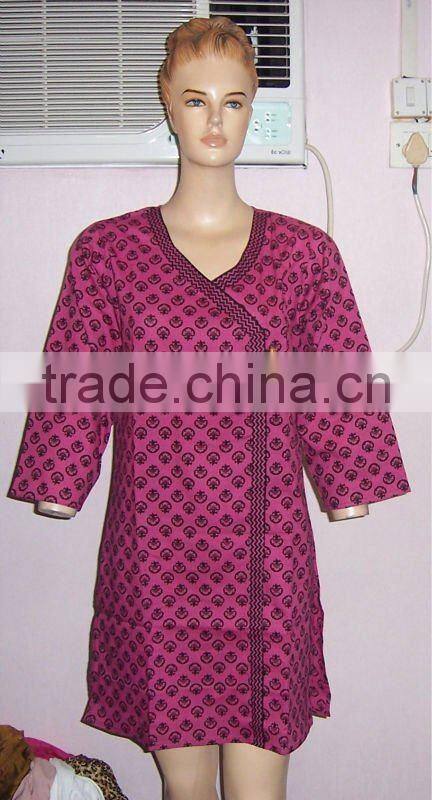 Cotton Printed Fancy Kurtis