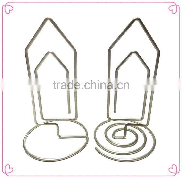 DIY craft OEM metal wire card photo memo picture holder clips