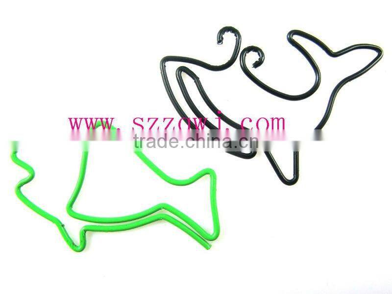 Cute shape Paper clip with tin box, business gift, toy for children and stationery
