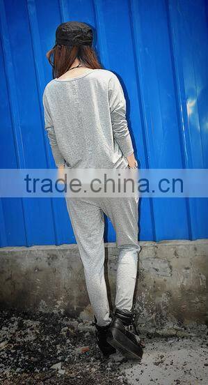 100% cotton custom and printed women's track suit