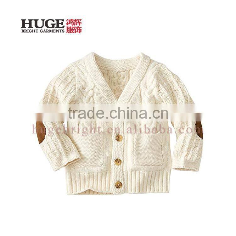 Long-Sleeve Jacquard-Knit Funny Fashion Child Sweater