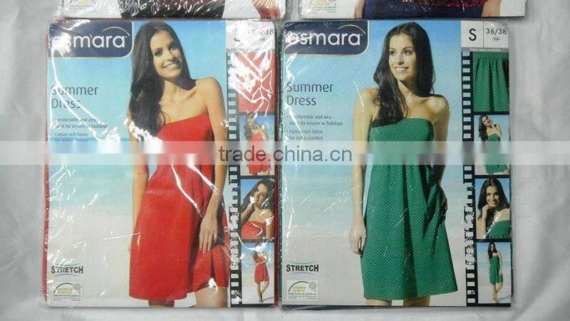 LADIES BEACH & TUNIC DRESS (Garment Stock lots / Apparel Stock / stocklots / Garment Apparel from Bangladesh)