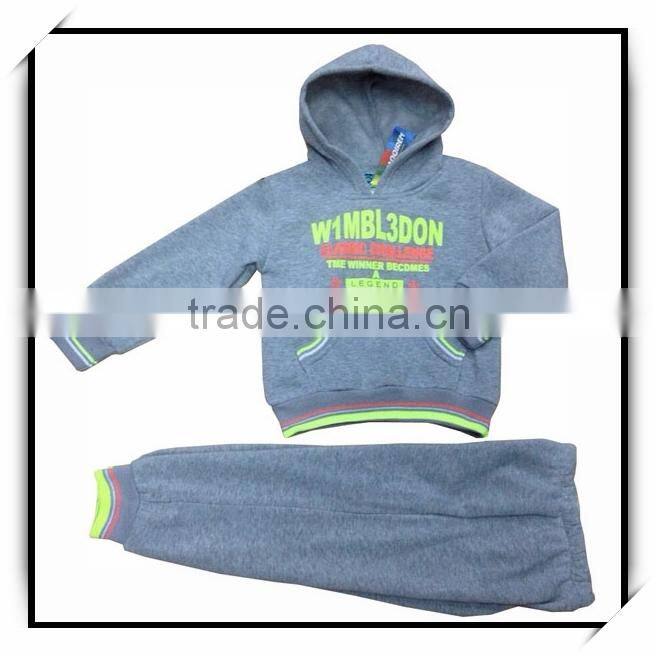 boys fleece set wholesale sports clothes