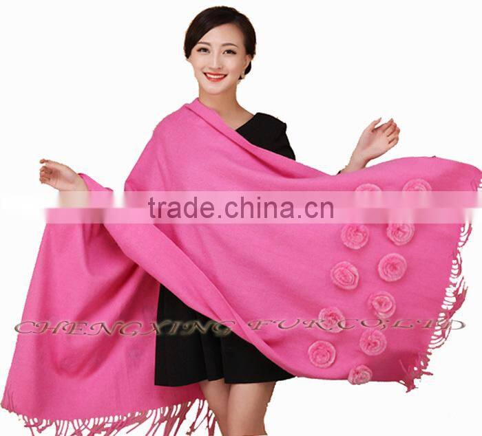 CX-B-P-36C Fur Decora Fashion Italian Cheap Cashmere Pashmina Scarf