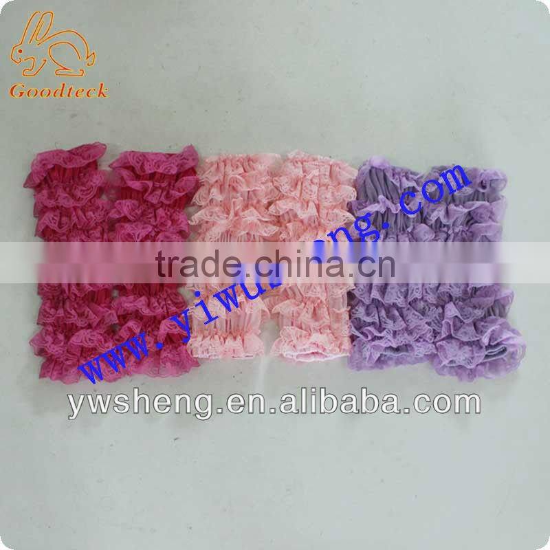 New design children warm leggings with ruffle