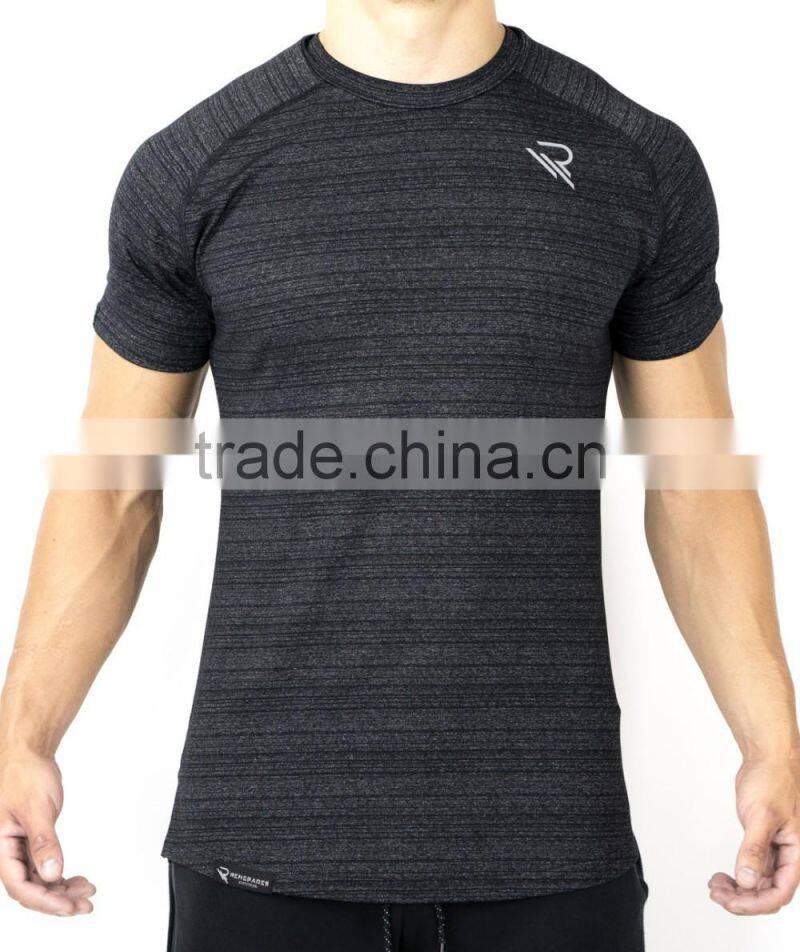 Cheap Custom Men New Design Athletic Sports fitness gym technical performance athletic tranining t shirts best price wholesale