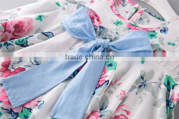 SS-982G Cheap Clothes From Turkey Kids Clothing Company Floral Baby Girl Clothes