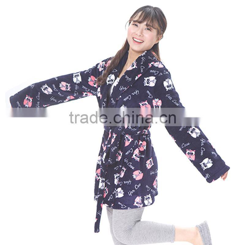 Wholesale women flannel poncho 2017 xxx sleepwear