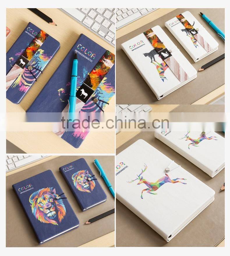 A7 size hardcover agenda planner yearly planner with clasp section sewing planner diary notebook