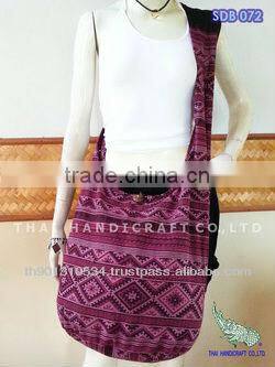 Thai Large Cotton Shoulder Hippie Boho Hobo Sling Crossbody Yaam