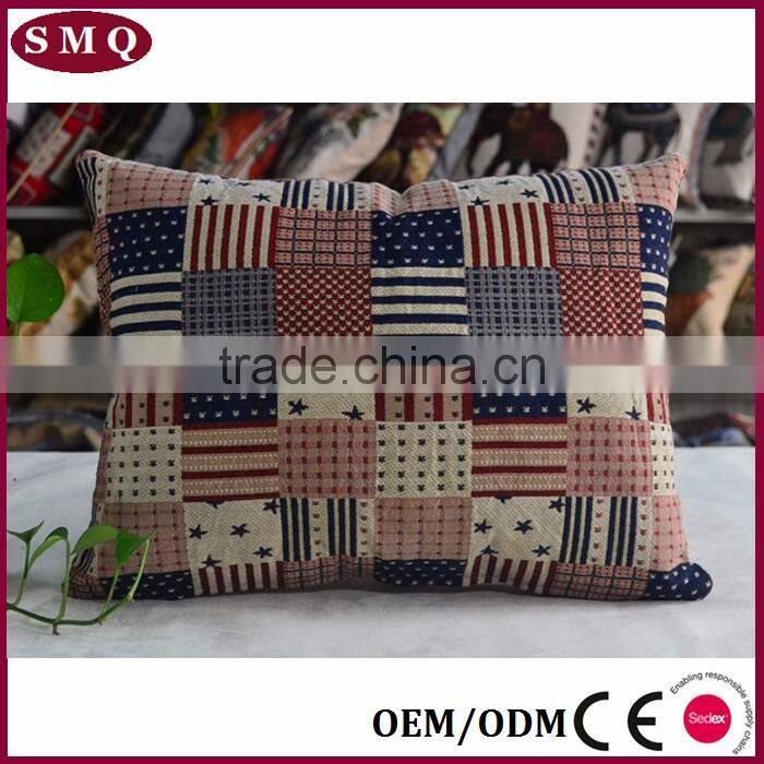 Christmas colorful bolster tapestry pillow covers