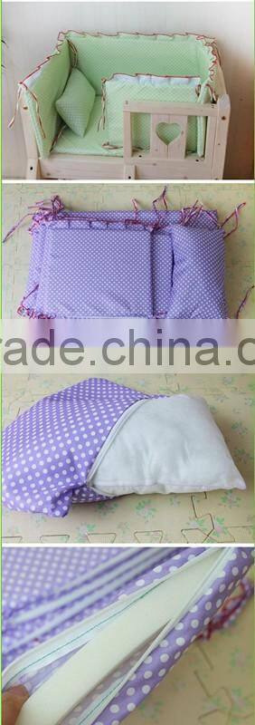 2017 Easy clean wooden luxury dog bed covers SIX-PIECE