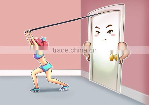 Home Fitness RESISTANCE TRIANER Extender BAND Suspension Straps.