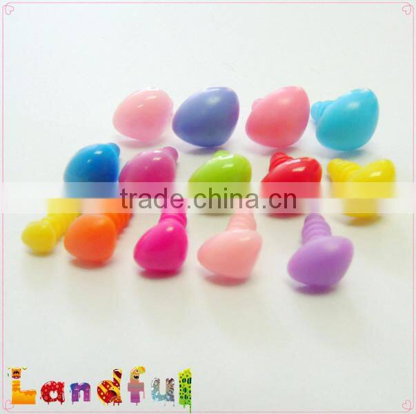 Colorful Plastic Triangle Nose Stuffed Animal Nose Craft Doll Nose