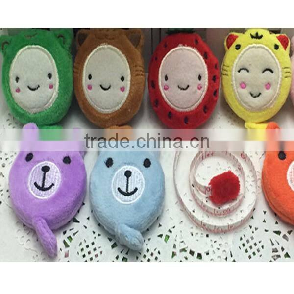 Childish Plush Hairy Toy measuring tape for promotion