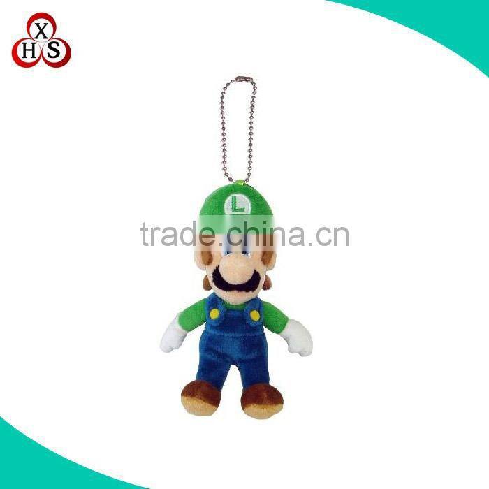 Custom women bag keychain plush soft toy doll keychain