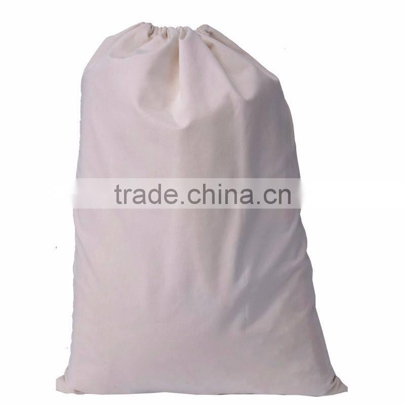 In stock Christmas packaging canvas Santa sack bag with drawstring M6073106