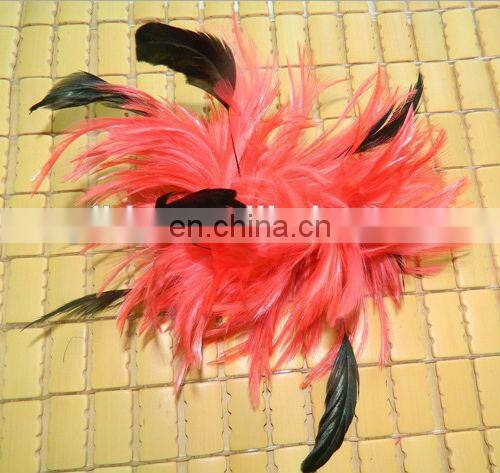 hot sell feather flower for headdress & brooch